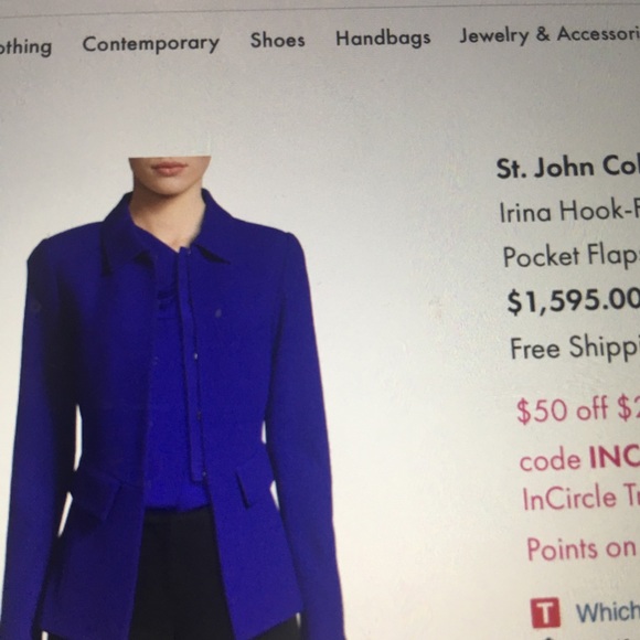 Classic and sophisticated wool knit jacket St John - Picture 2 of 8